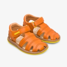 Camper Bicho Summer Sandals Dark Orange - Kids Singapore XWLTOS-178